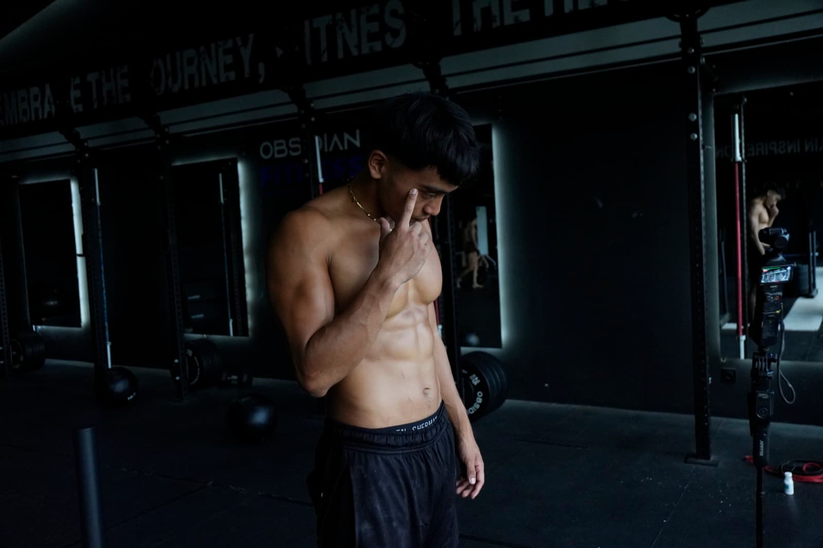 Training in the gym