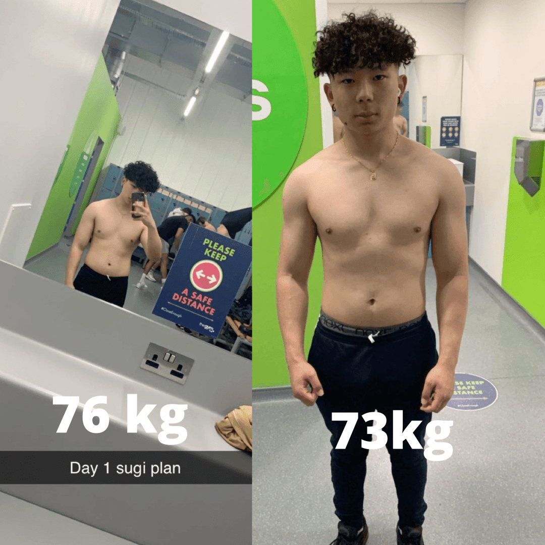 85kg to 77kg, 7kg fat loss